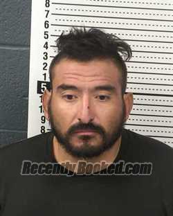 Booking photo from Dona Ana County, New Mexico