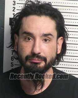 Booking photo from Dona Ana County, New Mexico