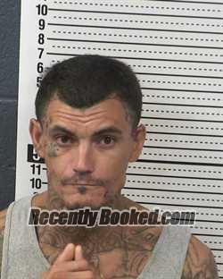 Booking photo from Dona Ana County, New Mexico