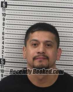 Booking photo from Dona Ana County, New Mexico