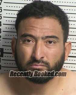 Booking photo from Dona Ana County, New Mexico