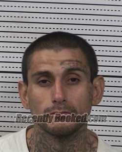 Booking photo from Dona Ana County, New Mexico