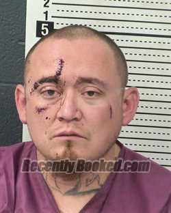 Booking photo from Dona Ana County, New Mexico