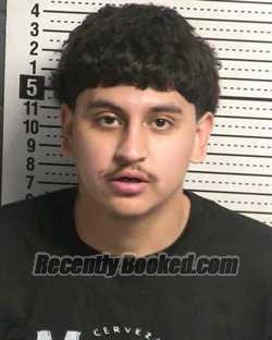 Booking photo from Dona Ana County, New Mexico