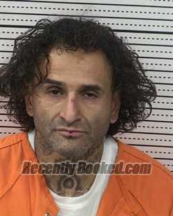 Booking photo from Dona Ana County, New Mexico