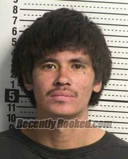 Booking photo from Dona Ana County, New Mexico
