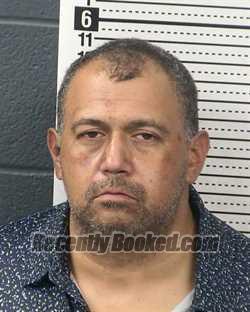 Booking photo from Dona Ana County, New Mexico