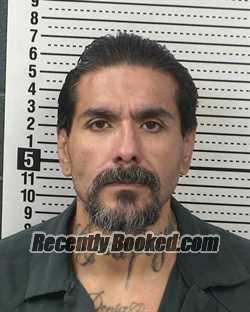 Booking photo from Dona Ana County, New Mexico