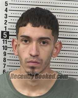 Booking photo from Dona Ana County, New Mexico