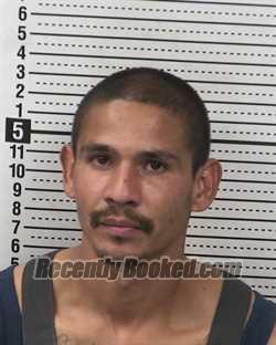 Booking photo from Dona Ana County, New Mexico