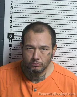 Booking photo from Dona Ana County, New Mexico