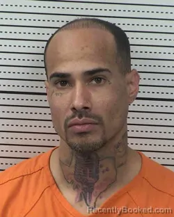 Booking photo from Dona Ana County, New Mexico