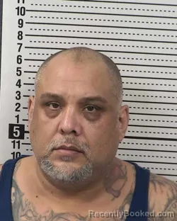 Booking photo from Dona Ana County, New Mexico