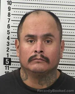 Booking photo from Dona Ana County, New Mexico