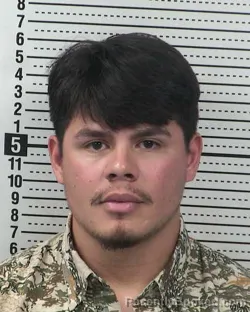 Mugshot of NOEH BARRIENTOS booked in Dona Ana County, New Mexico on March 16, 2026