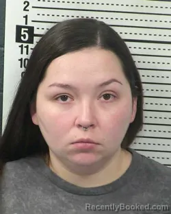 Mugshot of GEENA MARIE ARELLANO booked in Dona Ana County, New Mexico on April 2, 2026