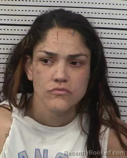 Mugshot of JACKLYN GARCIA booked in Dona Ana County, New Mexico on April 2, 2026