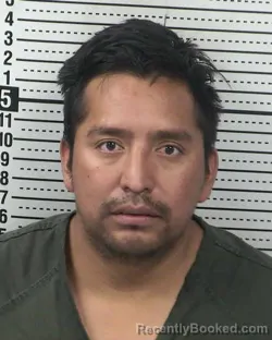 Mugshot of HERIBERTO SANTIZ-PEREZ booked in Dona Ana County, New Mexico on April 7, 2026
