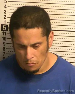 Mugshot of MOSES CHAVARRIA booked in Dona Ana County, New Mexico on May 4, 2026