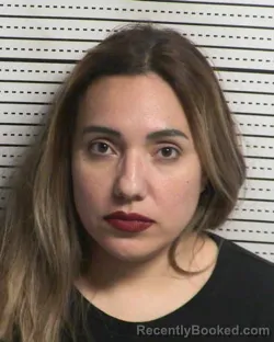 Mugshot of PERLA LIZETH VEGA booked in Dona Ana County, New Mexico on May 5, 2026