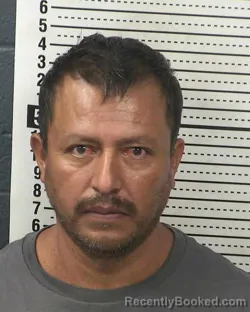 Mugshot of VICTOR MENDOZA-SAN JUAN booked in Dona Ana County, New Mexico on May 5, 2026