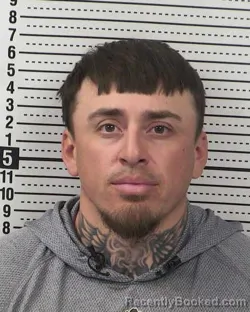 Mugshot of ANDREW GARCIA booked in Dona Ana County, New Mexico on May 6, 2026