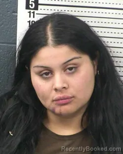 Mugshot of JAZMYNE BOJORQUEZ GONZALEZ booked in Dona Ana County, New Mexico on May 7, 2026