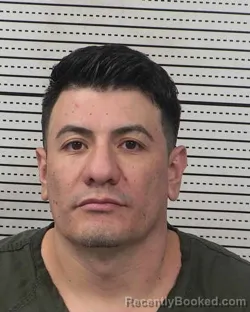 Mugshot of JUAN MANUEL FLORES-VALENCIA booked in Dona Ana County, New Mexico on May 12, 2026