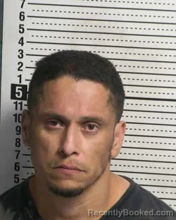 Mugshot of MOSES RODRIGO CHAVARRIA booked in Dona Ana County, New Mexico on May 13, 2026