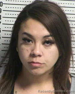 Mugshot of DESTINY JAZMINE GARCIA booked in Dona Ana County, New Mexico on May 19, 2026