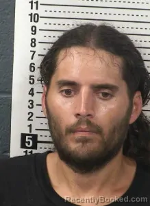 Mugshot of MIGUEL DARRELL PALACIOS booked in Dona Ana County, New Mexico on July 1, 2026