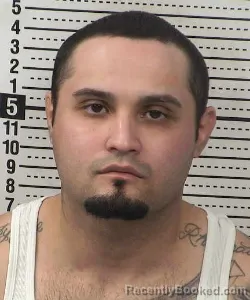Mugshot of TONY BURGOS booked in Dona Ana County, New Mexico on July 2, 2026