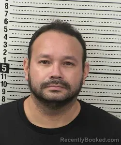Mugshot of ALLAN CACERES-SOSA booked in Dona Ana County, New Mexico on July 6, 2026