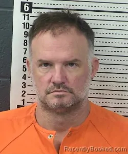 Mugshot of GEOFFREY BOUSUM booked in Dona Ana County, New Mexico on July 7, 2026