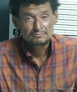 Mugshot of SERGIO CARLOS REYES booked in Dona Ana County, New Mexico on July 8, 2026