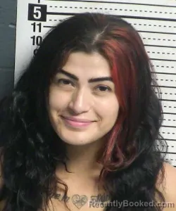 Mugshot of CAROLINA ISELA GIRON booked in Dona Ana County, New Mexico on July 8, 2026