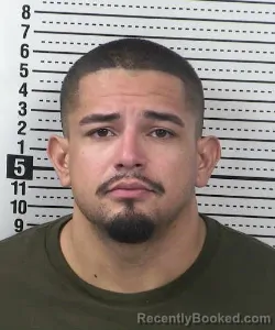 Mugshot of MARCUS MEDINA GARCIA booked in Dona Ana County, New Mexico on July 14, 2026