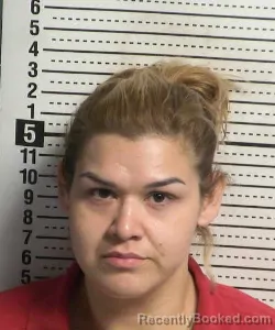 Mugshot of YADIRA GUTIERREZ booked in Dona Ana County, New Mexico on July 16, 2026