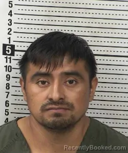 Mugshot of MATEO SANTIZ-SABEDRA booked in Dona Ana County, New Mexico on July 20, 2026