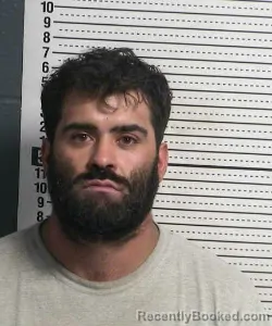Mugshot of Caleb Jerome Ventura booked in Dona Ana County, New Mexico on July 25, 2026