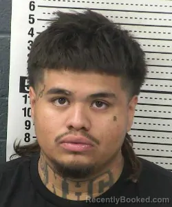 Mugshot of Kened Demien Chavez Alvarado booked in Dona Ana County, New Mexico on July 25, 2026