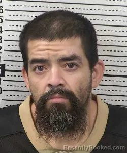 Mugshot of Kenneth Delgado booked in Dona Ana County, New Mexico on July 25, 2026