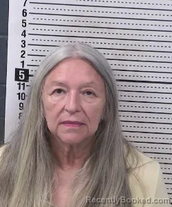 Mugshot of Linda D Sutherland booked in Dona Ana County, New Mexico on July 25, 2026
