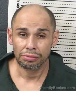 Mugshot of MATTHEW PHILLIP SANCHEZ booked in Dona Ana County, New Mexico on August 4, 2026
