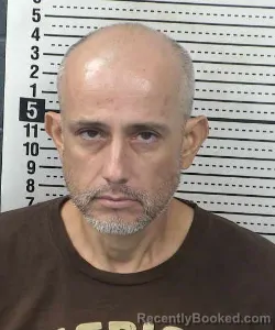 Mugshot of Richard Espino booked in Dona Ana County, New Mexico on August 23, 2026