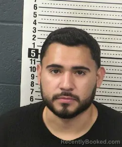 Mugshot of Marcos Murillo booked in Dona Ana County, New Mexico on August 23, 2026