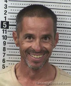 Mugshot of Rudy Ray Aragon booked in Dona Ana County, New Mexico on August 26, 2026