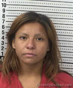 Mugshot of Victoria Rebbecca Dominguez booked in Dona Ana County, New Mexico on August 26, 2026