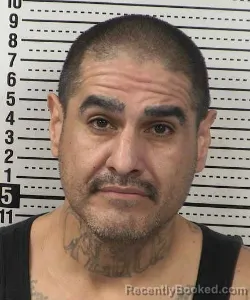 Mugshot of Jimmy Almanza booked in Dona Ana County, New Mexico on August 26, 2026