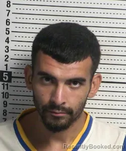 Mugshot of Anthony Rene Lopez booked in Dona Ana County, New Mexico on August 27, 2026
